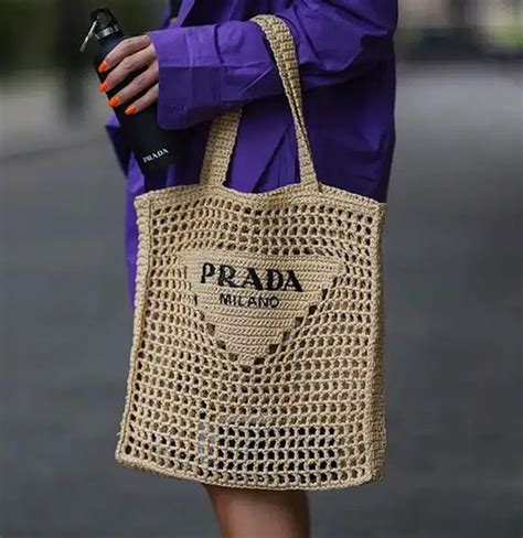 bolsa prada tricot|bolsas de prada.